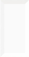 Настенная плитка Biselado Classic White Br 7.5x15 глянцевая керамическая