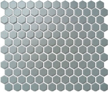 Мозаика PS2326-06 керамика матовая 26х30 см чип 23х26 мм, серый