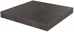Ступень угловая DD600720R/GCA клееная Про Стоун Черный 33x33x0,9 керамогранит матовая Kerama Marazzi