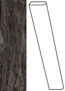 Плинтус MARVEL Absolute Brown Battiscopa Lapp. AFBC 7,2x60 пог. м керамогранит