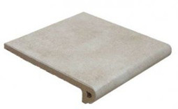 Ступень фронтальная Gres De Aragon Capri Peldano Redonda Capri Hueso 33x33 матовая