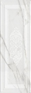 Декор 14041R/3F Прадо Белый Панель обрезной 40x120 Kerama Marazzi глянцевый керамический