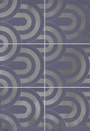 Декор Vives Hanami Takada Indigo Plata 23x33.5 керамический