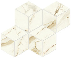 Мозаика Marvel Calacatta Imperiale  Mos. Esagono Lapp 30x35 керамогранитная