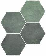 Керамогранит Six Saona Esmeralda 27x23x0,9 глазурованный матовый Durstone универсальный
