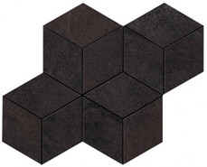 Мозаика Blaze Iron Mosaico Esagono Matt (A0UQ) 30x35 Неглазурованный керамогранит