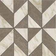 Мозаика MARVEL Gris-Calacatta Mosaico Cubes Lap. AEPU 36,5x36,5 керамогранитная м2