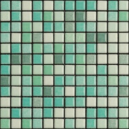 Мозаика Mix Standard Wellness and Pool 06 керамика 30х30 см Appiani матовая чип 25х25 мм, зеленый XWEL 706