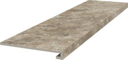 Ступень DL503020R/GCF клееная Ирпина Бежевый обрезной 33x119,5x0,9 керамогранит матовая Kerama Marazzi