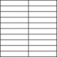 Мозаика Etoile Renoir Glo Mos 3x15 (761847) 30x30 керамогранит полированная, белый