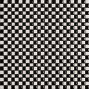 Мозаика Dama003 керамика 30х30 см Appiani Texture матовая чип 12х12 мм, белый, черный