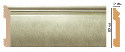 Плинтус напольный D005-373 ДМ Decomaster (79х13х2400 мм) 