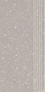 Ступень фронтальная Moondust Silver Stopnica Prosta Nacinana Mat. 29.8x59.8 керамогранит матовая, противоскользящая 5902610550171