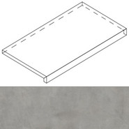 Ступень фронтальная Luce Grad.Top Acciaio Ret 32x120x4,5x2 матовая керамогранит