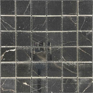 Мозаика Velsaa Estrada Nero 30х30 керамогранит полированная чип 5х5 мм, черный