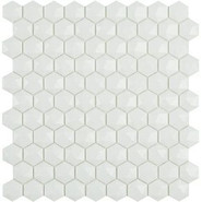 Мозаика Hex Nordic № 910 D Белый (на сетке) (0,087м2)
