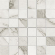 Мозаика Mosaico Calacatta Lux Silver керамогранит 29.8x29.8