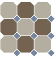 Керамогранит 4401+29 OCT11-A Beige 01 Coffe Brown 29 /Blue Cobalt 11 Dots 30x30 напольный матовый