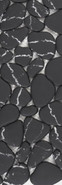 Мозаика FS.BL.DB.NT 285х285х6 Arch Skin матовая, черный