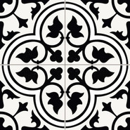 Керамогранит Dover Black Pre. 45x45 Prissmacer матовый напольный