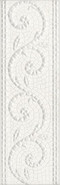 Бордюр HGD/A127/12103R Борсари Орнамент Обрезной 8x25 Kerama Marazzi матовый керамический