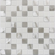 Мозаика Titan Silver 30x30 стекло/металл 31.8x31.8