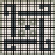 Мозаика Memoria Ombra MEMOA08 керамика 30х30 см Appiani матовая чип 12х12 мм, бежевый, зеленый, серый