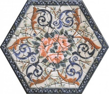 Декор HGD/A383/SG2700L Парк Гуэля лаппатированный 29х33.4 Kerama Marazzi керамогранит