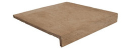 Ступень фронтальная Peldano Recto Jordania Soft 31x31.7 клинкер антискользящая (grip), матовая Gresmanc
