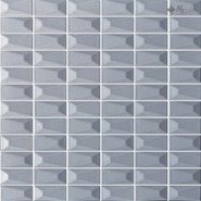 Мозаика NSmosaic R-359 керамика матовая 30х30 см чип 23х48 мм, серый