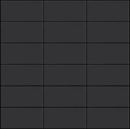 Мозаика Seta Carbone керамика 30х30 см Appiani матовая чип 50х100 мм, серый SET 2004