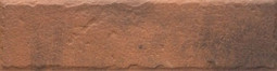 Клинкерная Retro Brick Chilli 1962 Фасадная 6.5x24,5 рельефная настенная плитка