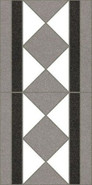 Бордюр Cenefa Basildon Blanco 15,8x31,6 керамический