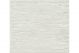 Комплект 3D панелей для стен Lako Decor обработанный камень серия А белый (плитка пвх LVT) LKD-08-07-504-KO
