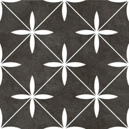 Керамогранит Black 18.7х18.7 Monopole Stella матовый универсальная плитка 002662