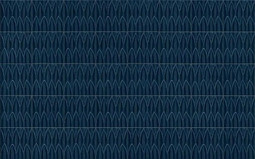 Керамогранит R9RF Struttura Foglia Blu 3D 15x15 Marazzi Ragno глянцевый настенный УТ-00026532