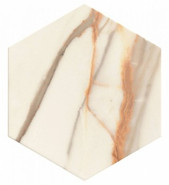 Керамогранит Calacata Gold Hexagon 28,5x33 универсальный матовый