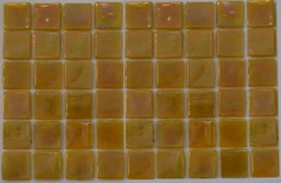 Мозаика Taurus-Lux-9 прокрашенная в массе стекло 32.7х32.7 см перламутровая чип 15х15 мм, желтый