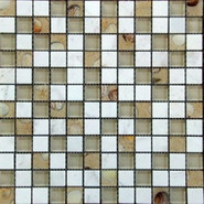 Мозаика Imagine lab GMBN23-021 стекло+камень (23х23 мм)