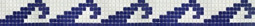 Мозаика Сенефа 6 2545-A/2543-D 2.5х2.5 стекло 18х36.05