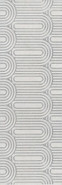 Декор OP/A201/12136R Безана Серый Светлый Обрезной 25x75 Kerama Marazzi матовый керамический