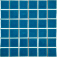 Мозаика PW4848-19 керамика 30.6х30.6 см глянцевая чип 48х48 мм, синий