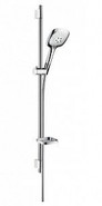 Душевой гарнитур Hansgrohe Raindance Select Showerpipe E150 3jet, со штангой 90 см и мыльницей, лейка квадрат, хром