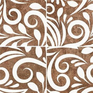 Вставка Taco Elba Terracotta Ceracasa Ceramica 7x7 керамогранит матовый