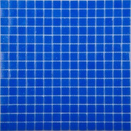 Мозаика AG02 Синий (бумага) стекло 32.7х32.7 см глянцевая чип 20х20 мм