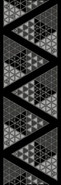 Декор Эфель Черный 20х60 Belleza глянцевый керамический 04-01-1-17-03-04-2325-0