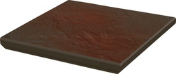 Ступень угловая Semir Brown Kapinos Stopnica Narozna 32.8х32.8 клинкер матовая Paradyz Ceramika