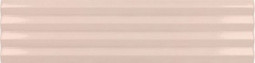 Настенная плитка Praia Pink Stony Glossy Equipe 5x20 глянцевая, рельефная (структурированная) керамическая 28478