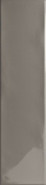 Настенная плитка Gloss Dark Grey 7.5x30 глянцевая керамическая