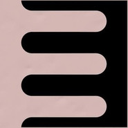Декор Garland Rosa Negro Vives 20x20 глянцевый керамический